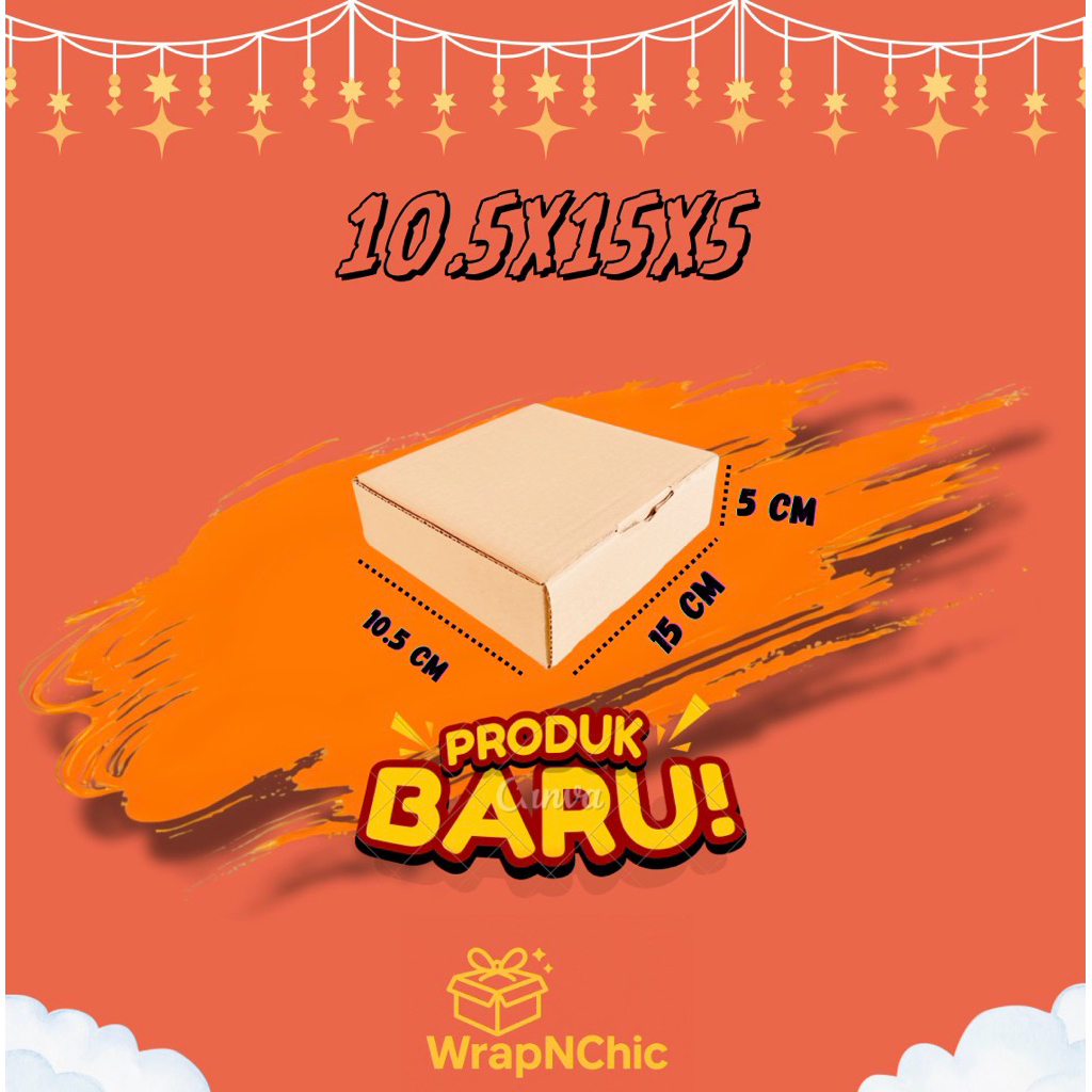 BOX DIECUT UKURAN 10.5x15x5 DUS PENGEMASAN AMAN DAN TEBAL