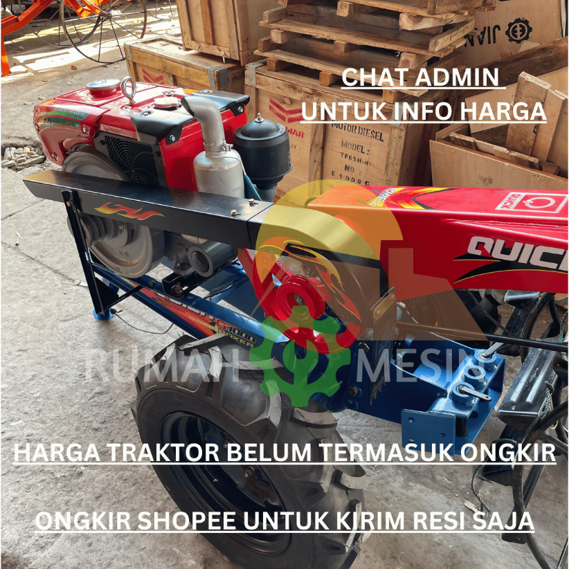 Traktor Quick G1000 Boxer/ G3000 Zeva Lengkap Diesel Traktor Kubota