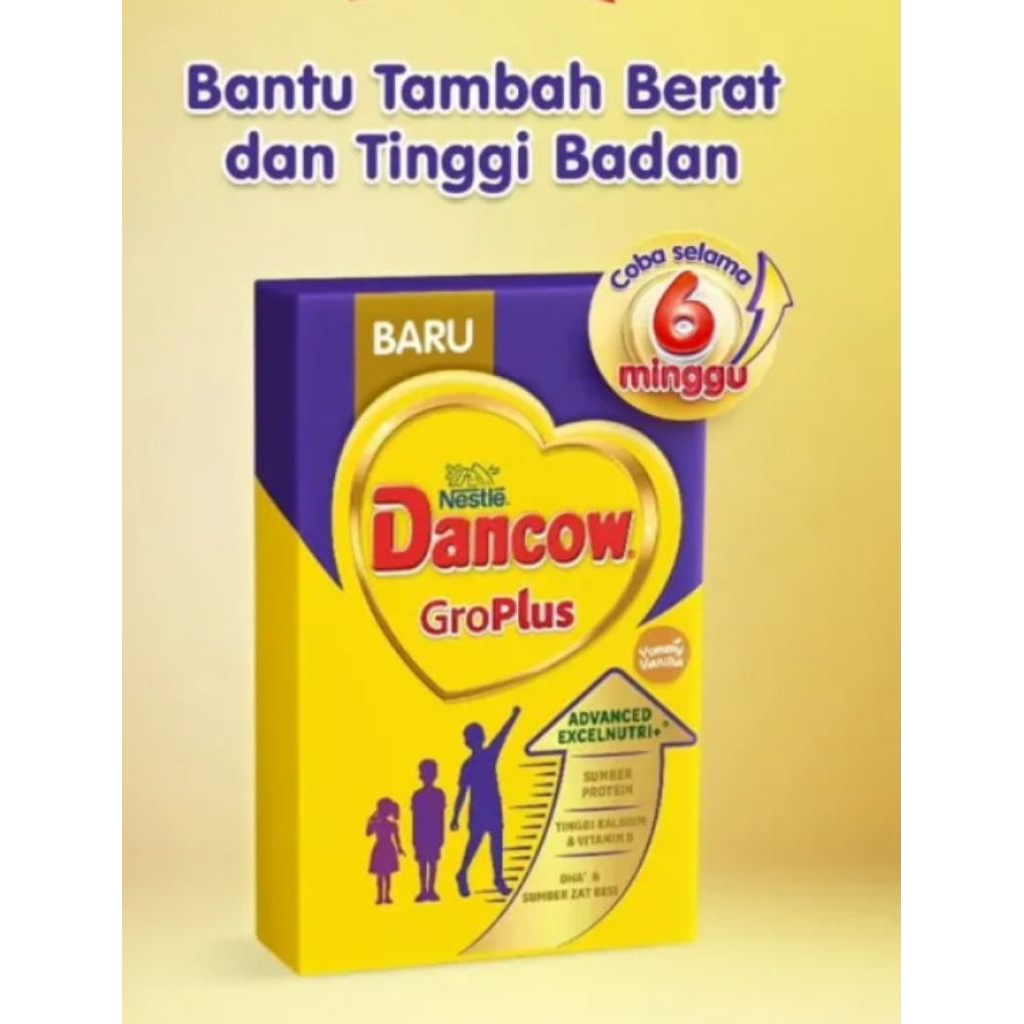 Susu Dancow Groplus Vanila 400Gr (1-10) Thn