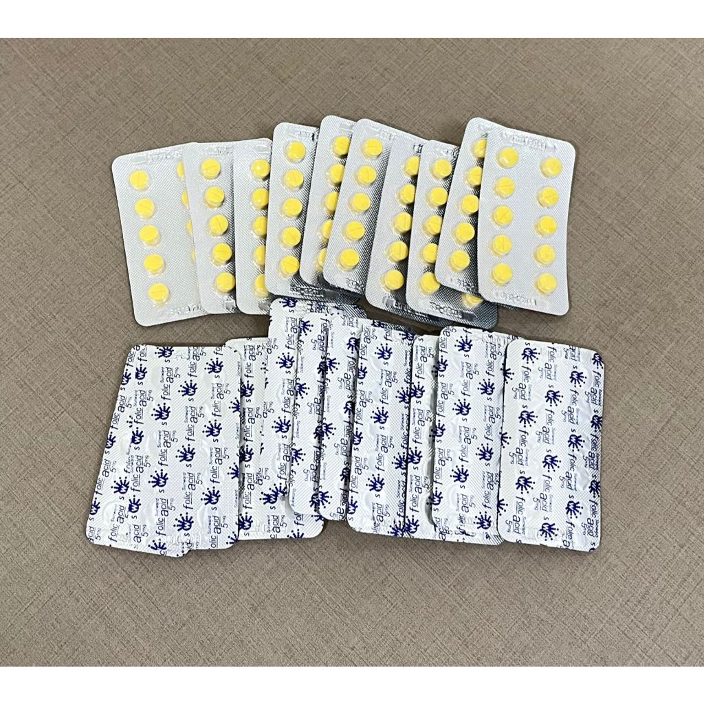 Sunward Folic Acid 5mg Vitamin Ibu Hamil Original Import Malaysia