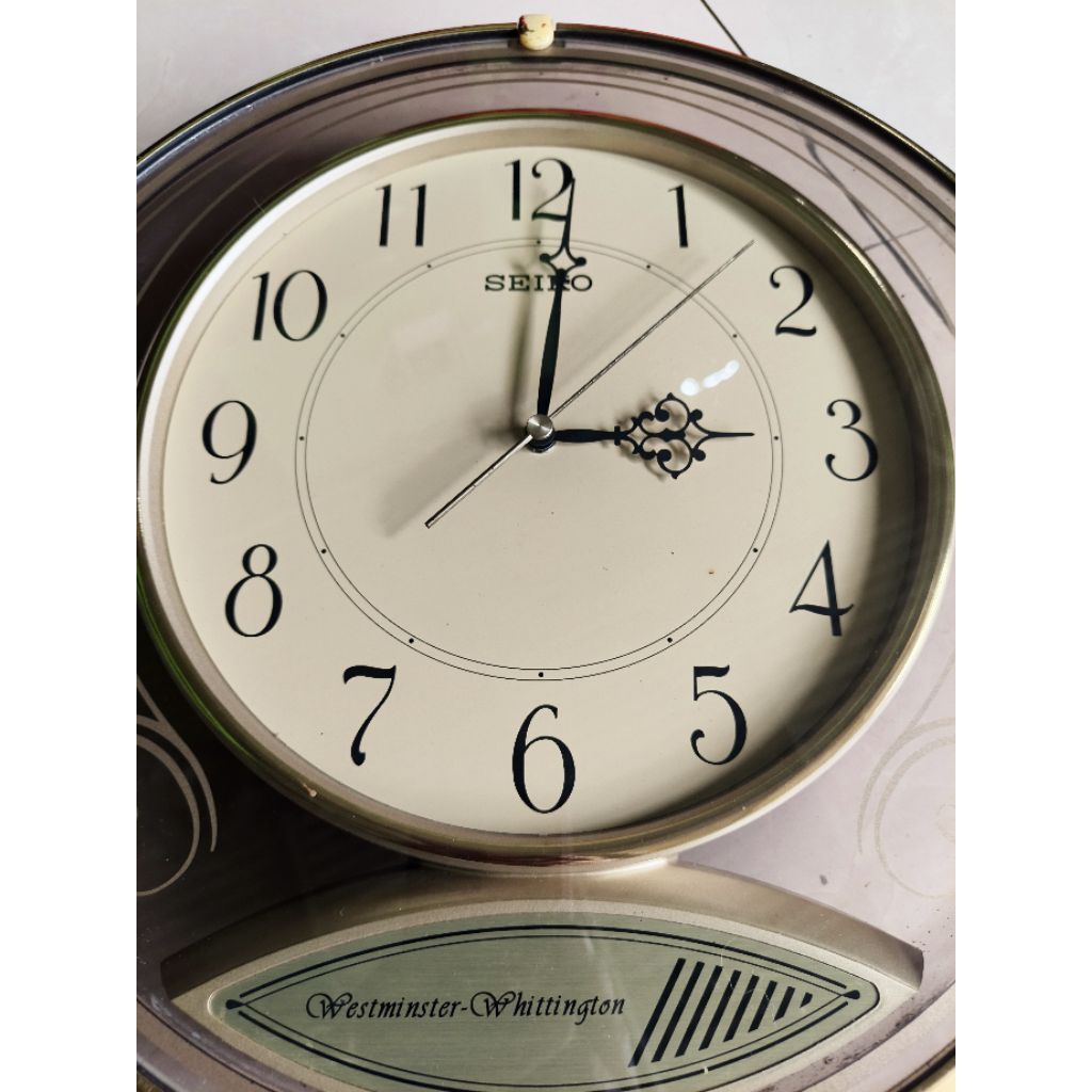 Jam SEIKO Westminster Wetthingthon - Bunyi tiap 15 menit sekali