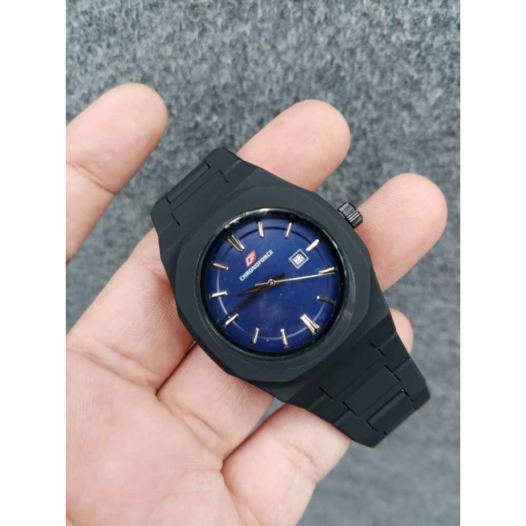 Chronoforce 5359L-1BDBL#Chronoforce CF 5359L#CF 5359L-1BDBL#Jam tangan unisex Chronoforce CF 5359L#U