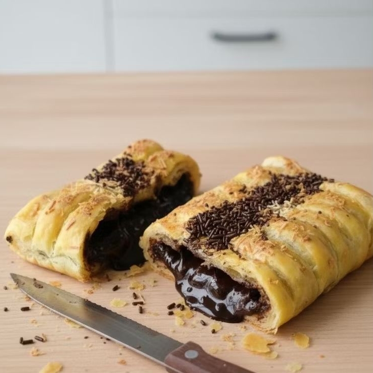 Banana Strudel Coklat Lumer - Dilzcake