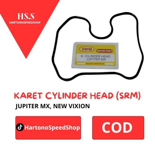 KARET SEAL HEAD JUPITER MX, NEW VIXION (SRM ORIGINAL)
