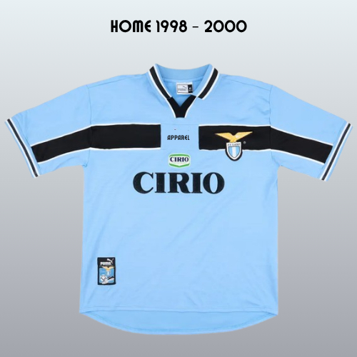 Jersey lazio home 1998 2000