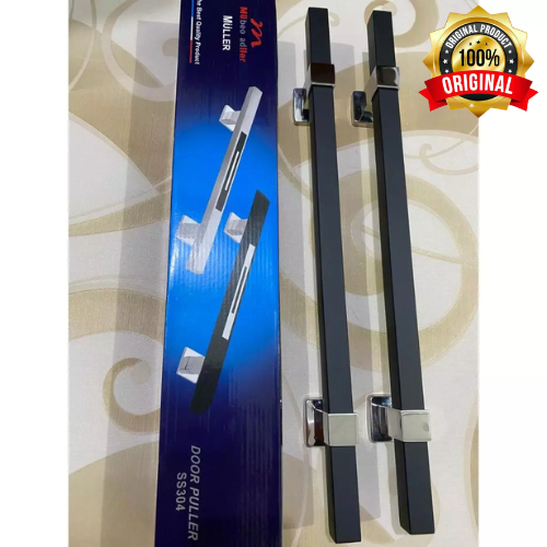 MULLER - Pull Handle 702-60 Cm Black | Pull handle Pintu Utama Top Kunci