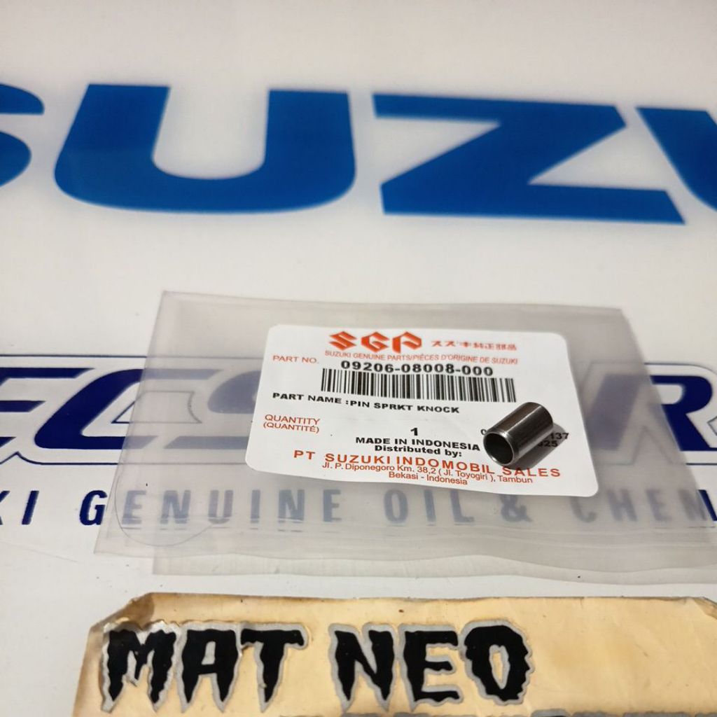 pin dowel pin bosh bak cvt suzuki skydrive skywave hayate address spin nex original sgp 09206-08008