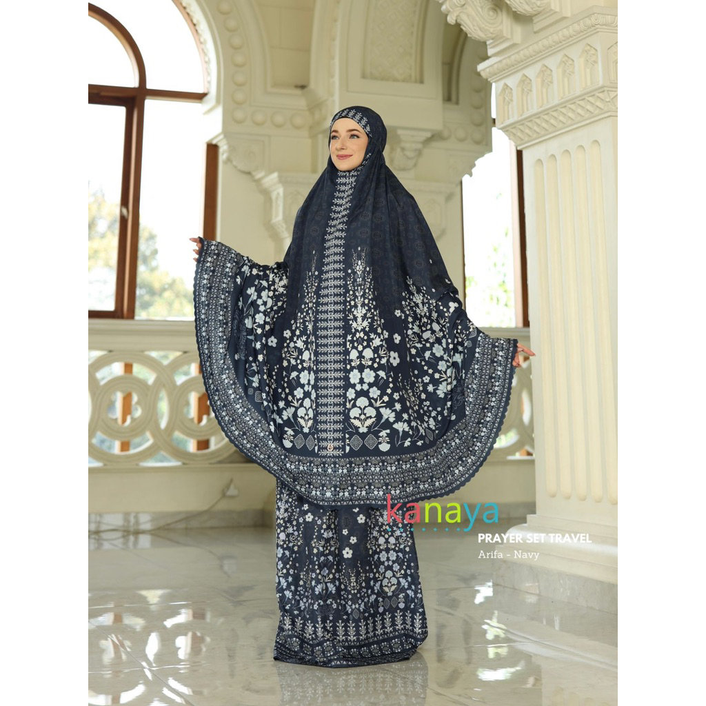 PRAYER SET TRAVELLING - KANAYA BOUTIQUE |MUKENA TRAVELLING | MUKENA SILKY PREMIUM | BAHAN ADEM |PRAY