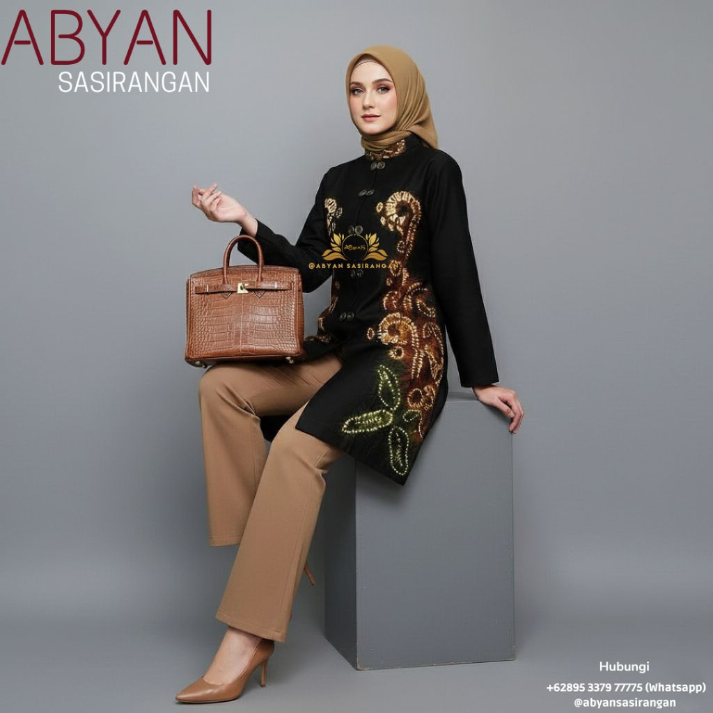 READY SIAP KIRIM ATASAN TUNIK DAN KEMEJA  SASIRANGAN |ATASAN WANITA | KEMEJA SASIRANGAN KHAS KALIMAN