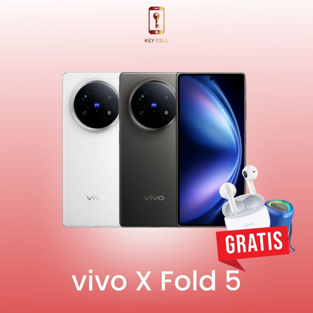 [TANPA PREORDER] vivo X FOLD 5 5G 16/512GB - BNIB Garansi Resmi Layar 8.3inch Prosesor Snapdragon 8 