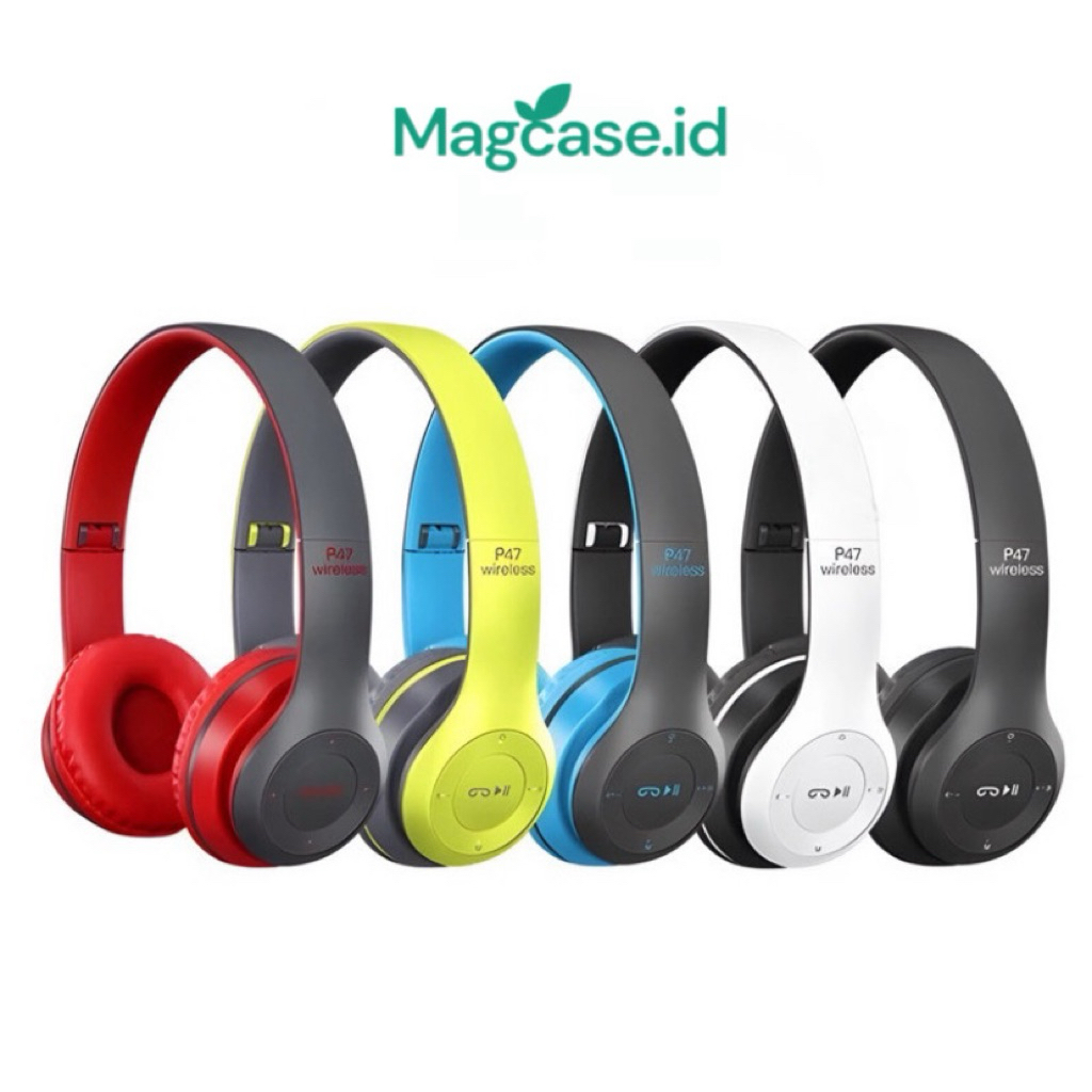 Magcase- -P47 HEADPHONE Bluetooth Gaming Headset Wireless Pro Bass P47 headset Bluetooth p47 headset