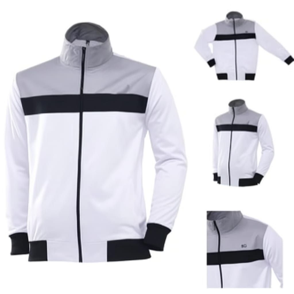 jaket tracktop pria vintage casual pria wanita jaket olahraga sport bahan premium