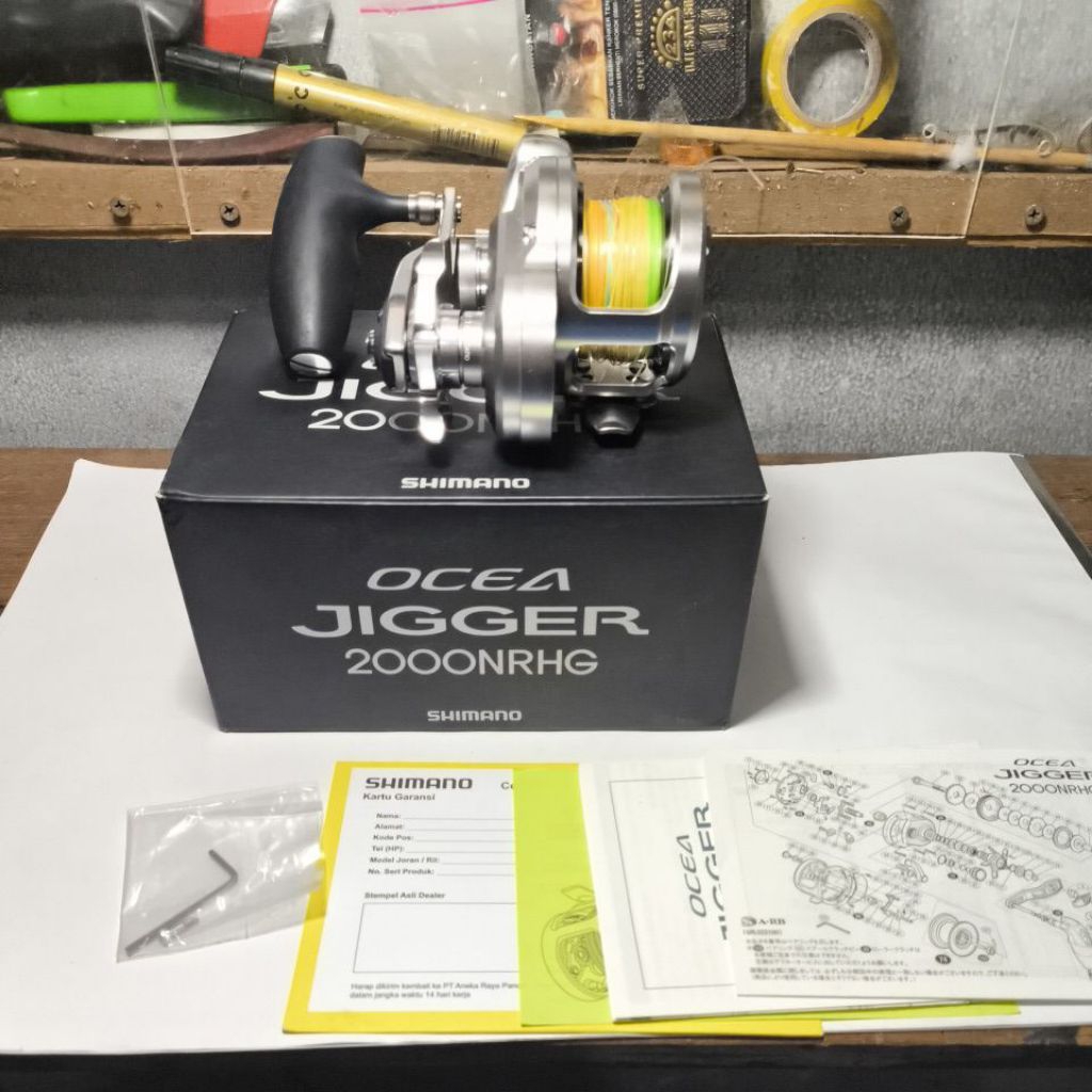 Ocea jigger 2000NRHG handle kanan