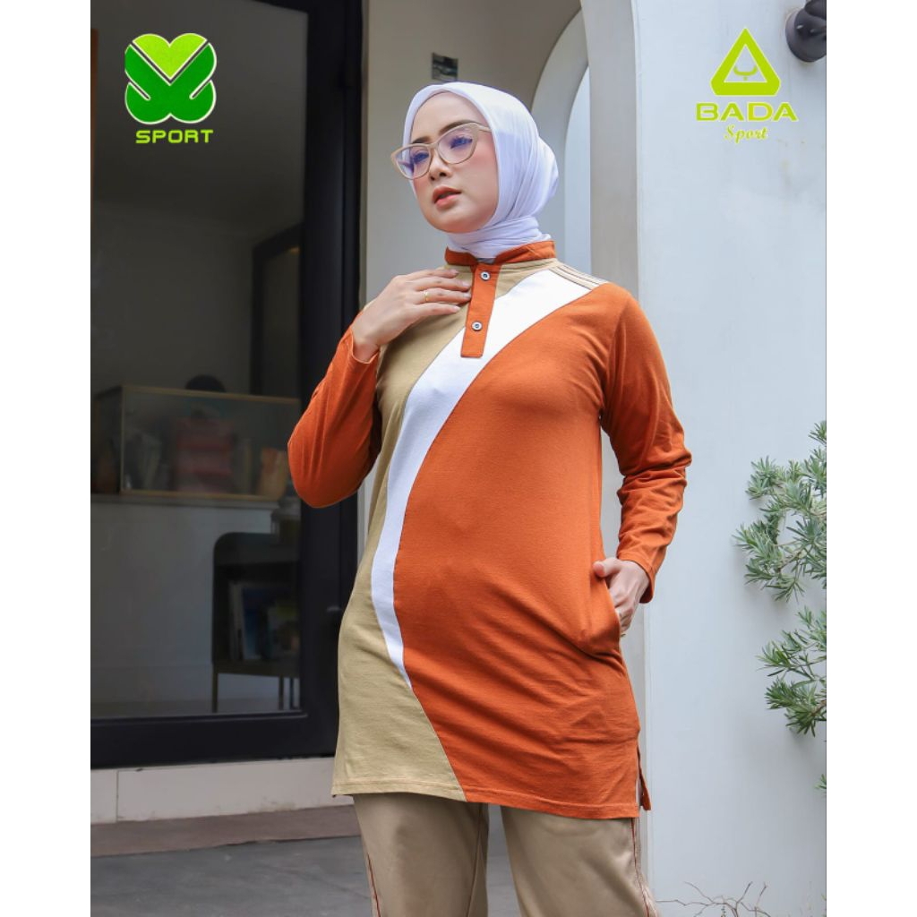 kaos tunik//kaos olahraga//kaos olahraga tunik//kaos tunik kekinian//kaos cewek