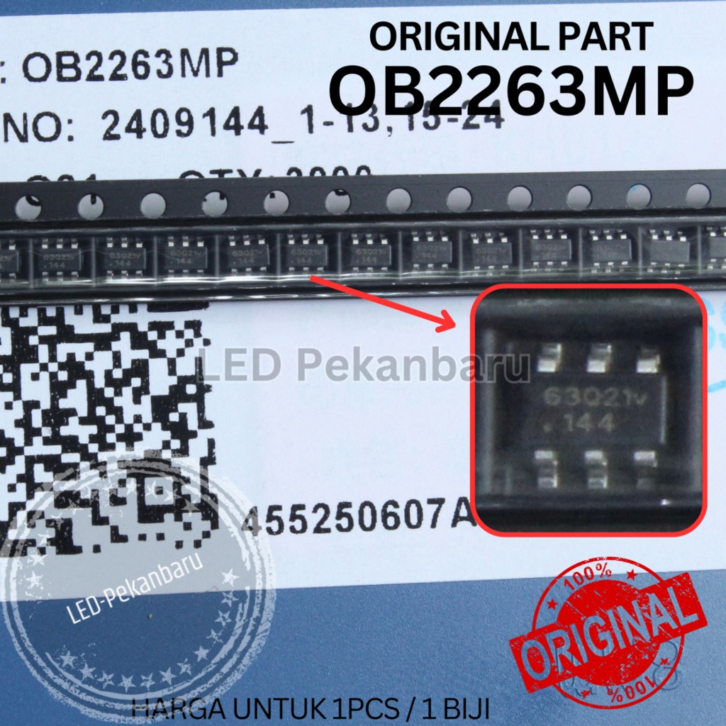IC OB2263MP OB2263 2263 63513 SOT23-6 PWM CONTROLLER SMD SHARP LED