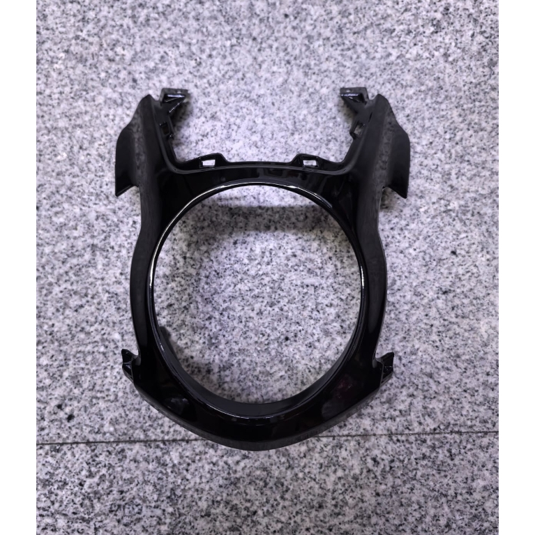 [+DUS] NARITA - Cover Stop Bawah Scoopy 2020 Hitam/LED Prestige (Pet Tail/Tutup Sambungan Body Belak