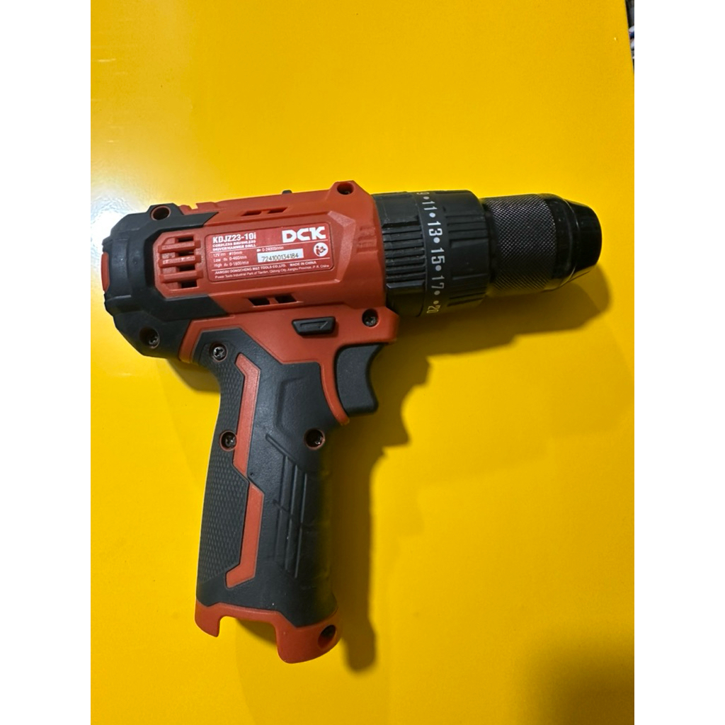Bor Cordless DCK 12v Kdjz23-10iz chuck besi bukan plastik
