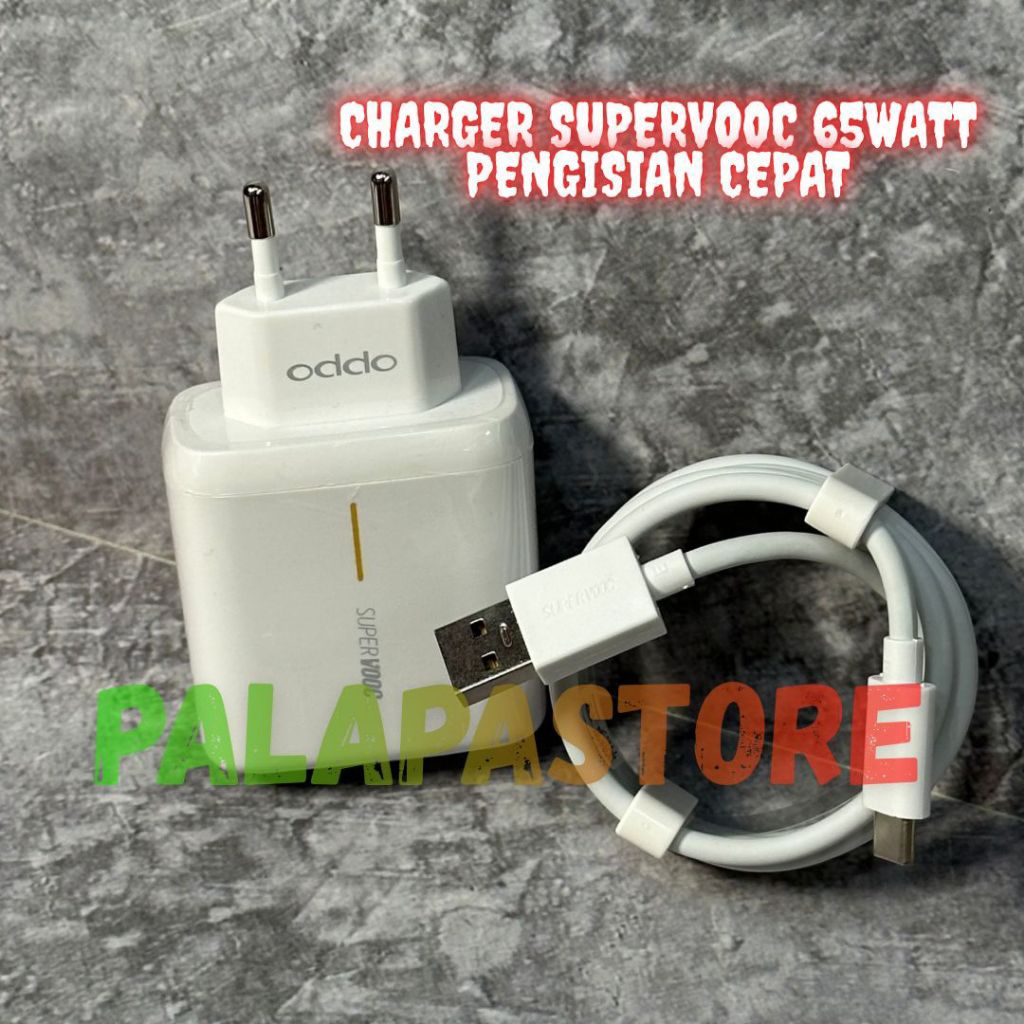 [PS] Casan Cas Charger OPPO Fast Charging Super Vooc 65Watt