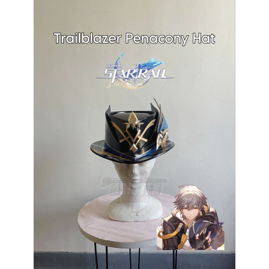 Topi Hat Trailblazer Penacony Cosplay Caelus / Stelle Honkai Star Rail
