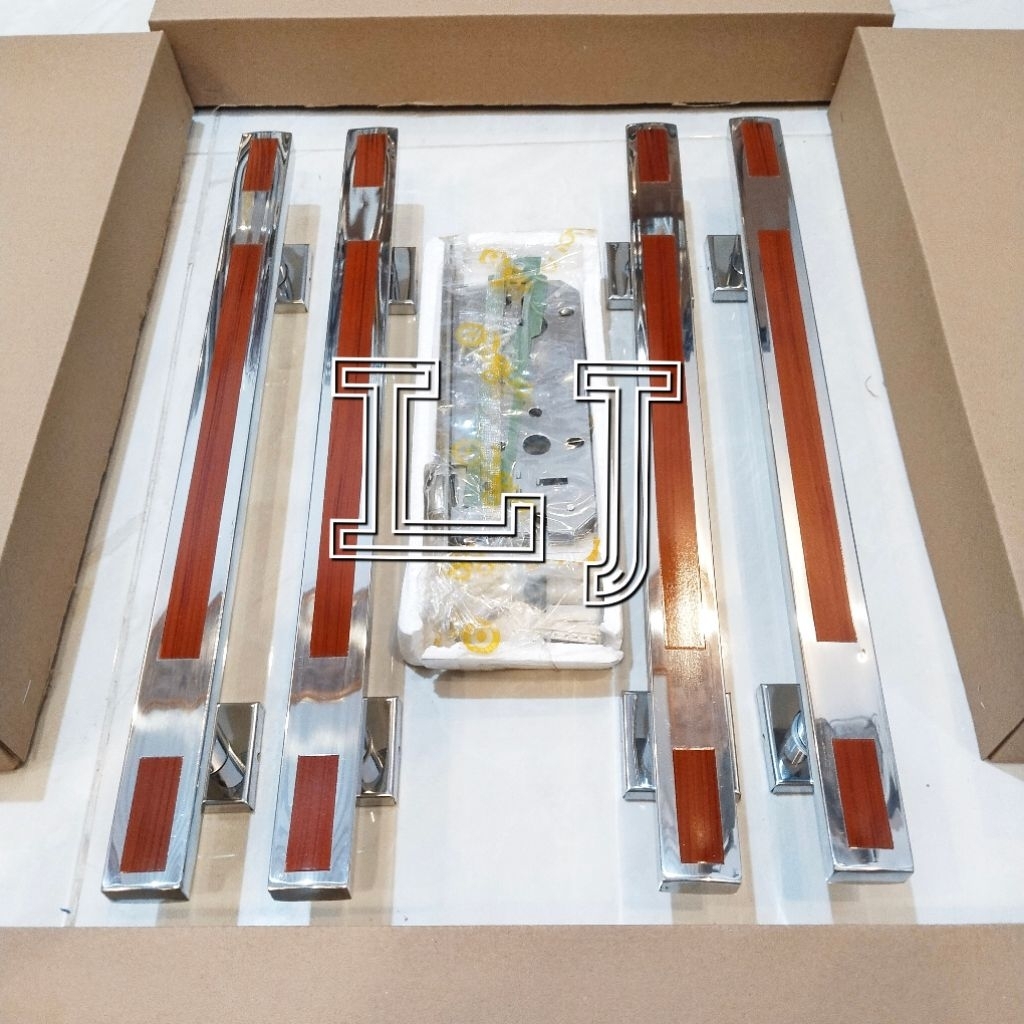 Handle pintu minimalis 45cm gagang pintu rumah full stainless steel