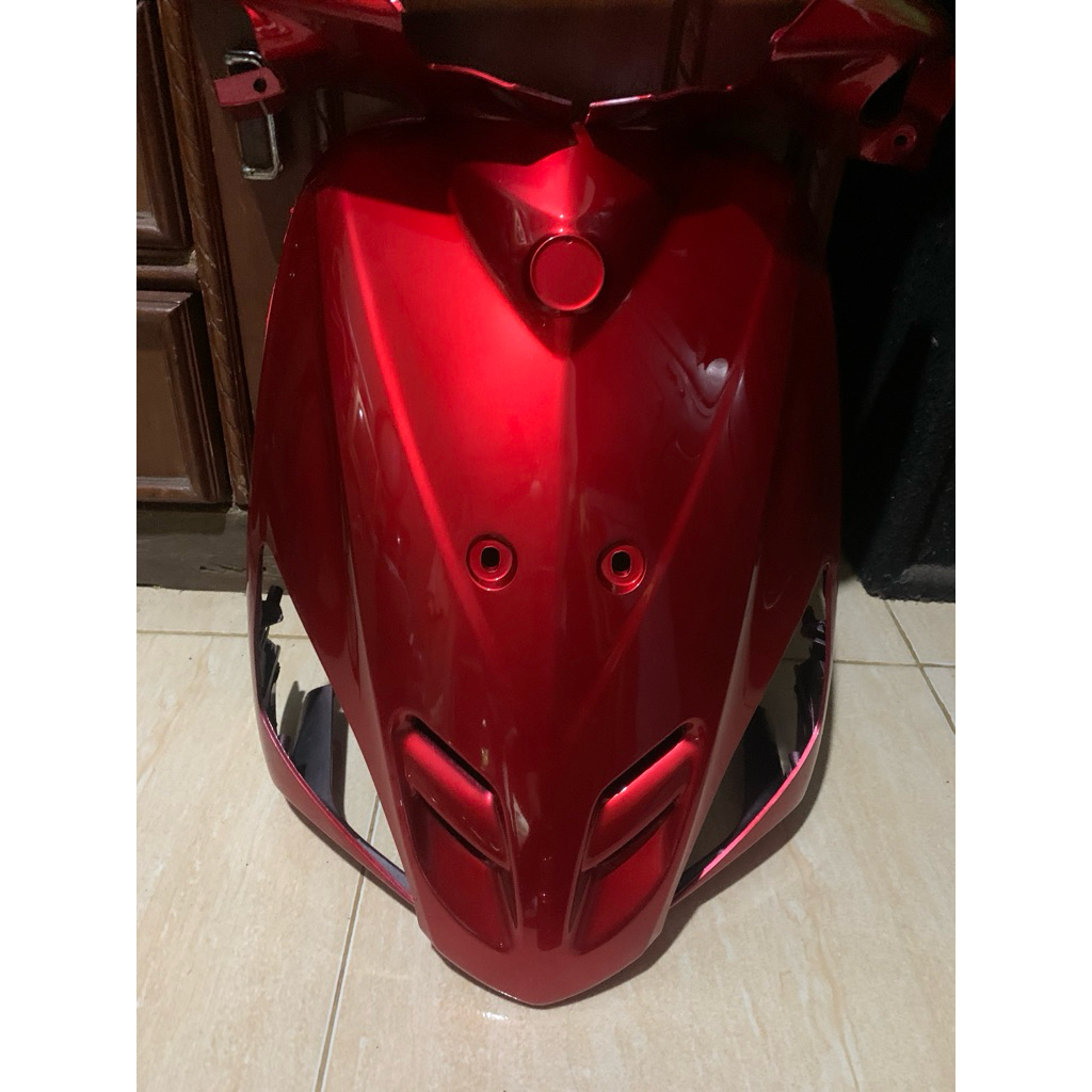 tameng body halus mio sporty merah maroon