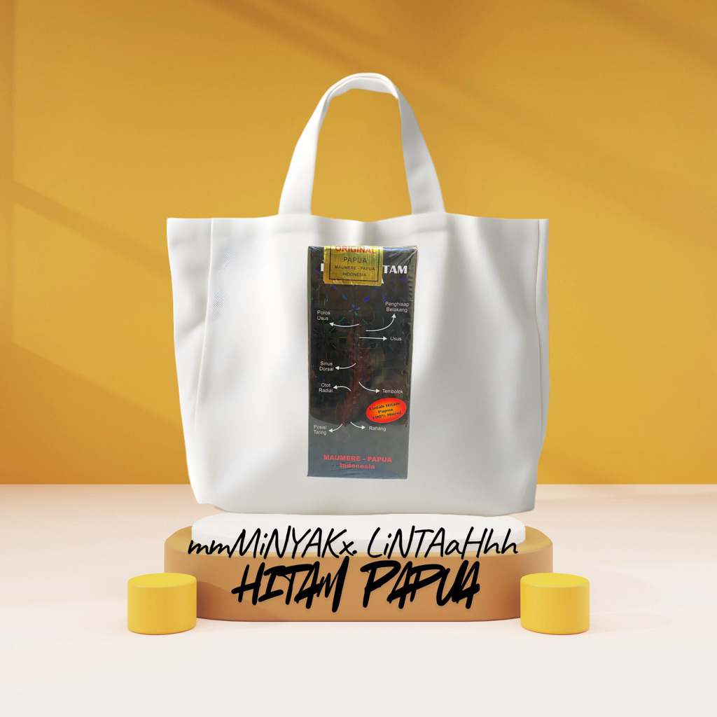 TAS MOTIF BOTOL MNYKLNTH HITAM ALA PAPUA