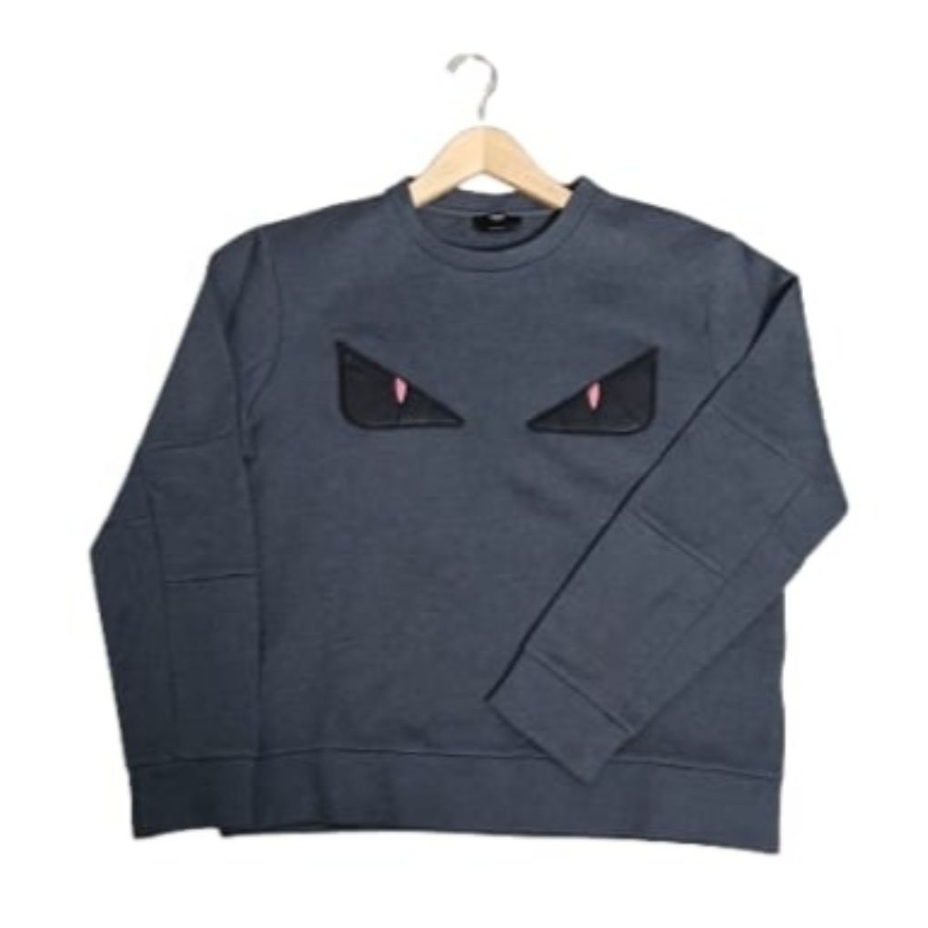 Locker Room Crewneck  FENDI black gray