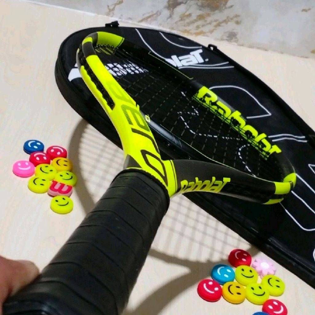 Raket Tenis Pemula Aer Pro Bahan Carbon Ada Tas Free Gripe Siap Smash