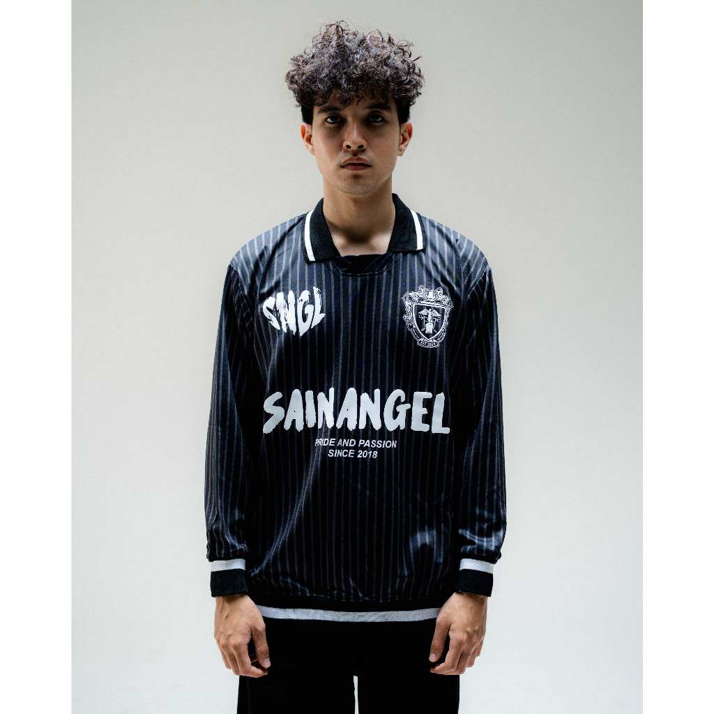 Sainangel Longsleeve Jersey - Stripe Black