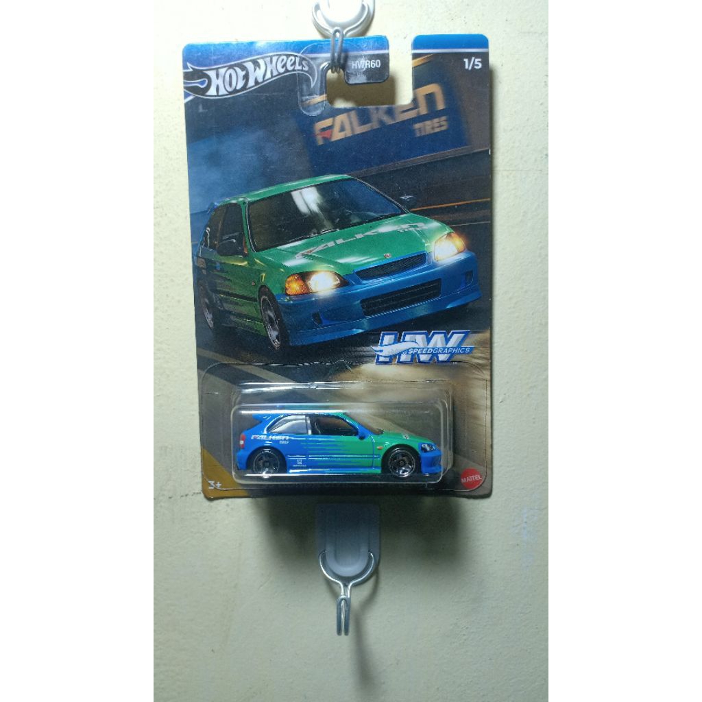hotwheels Honda Civic ek9 falken