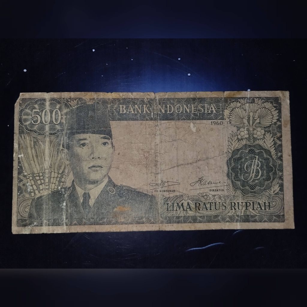 uang kuno 500 rupiah seri Sukarno