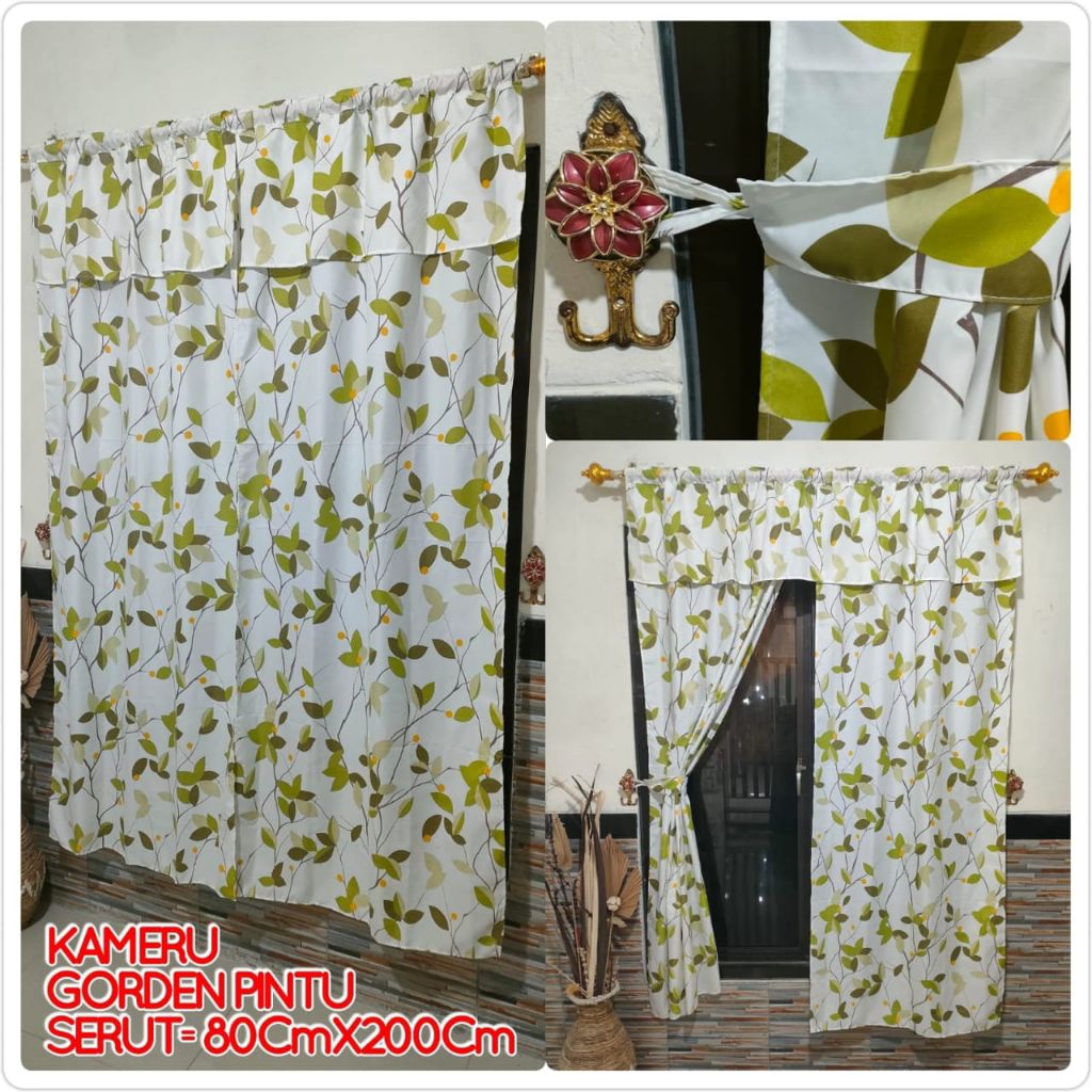 Gorden serut 80x200 gorden serut pintu gorden jendela minimalis