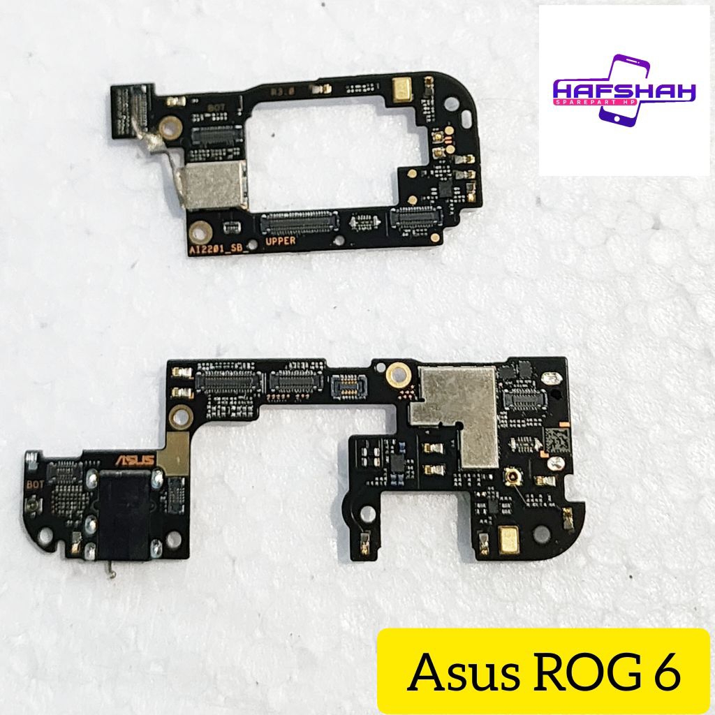 Papan Sim hedset mic atas bawah Asus ROG 6 ori copotan hp