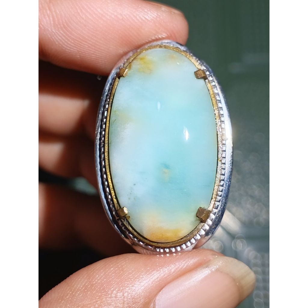 Natural Batu Pancawarna Garut Biru Tosca