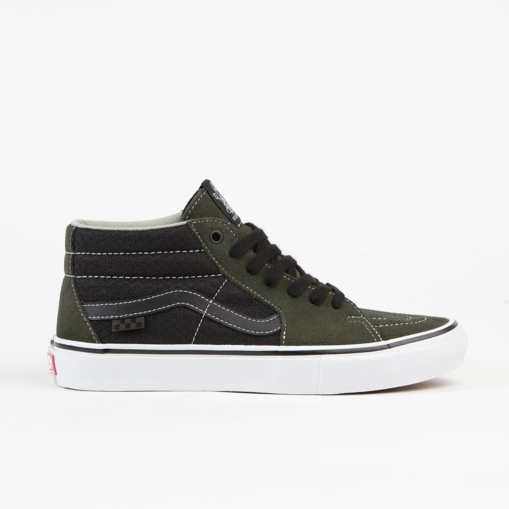 Vans x Grosso Sk8 Mid Skate Black Forest Green