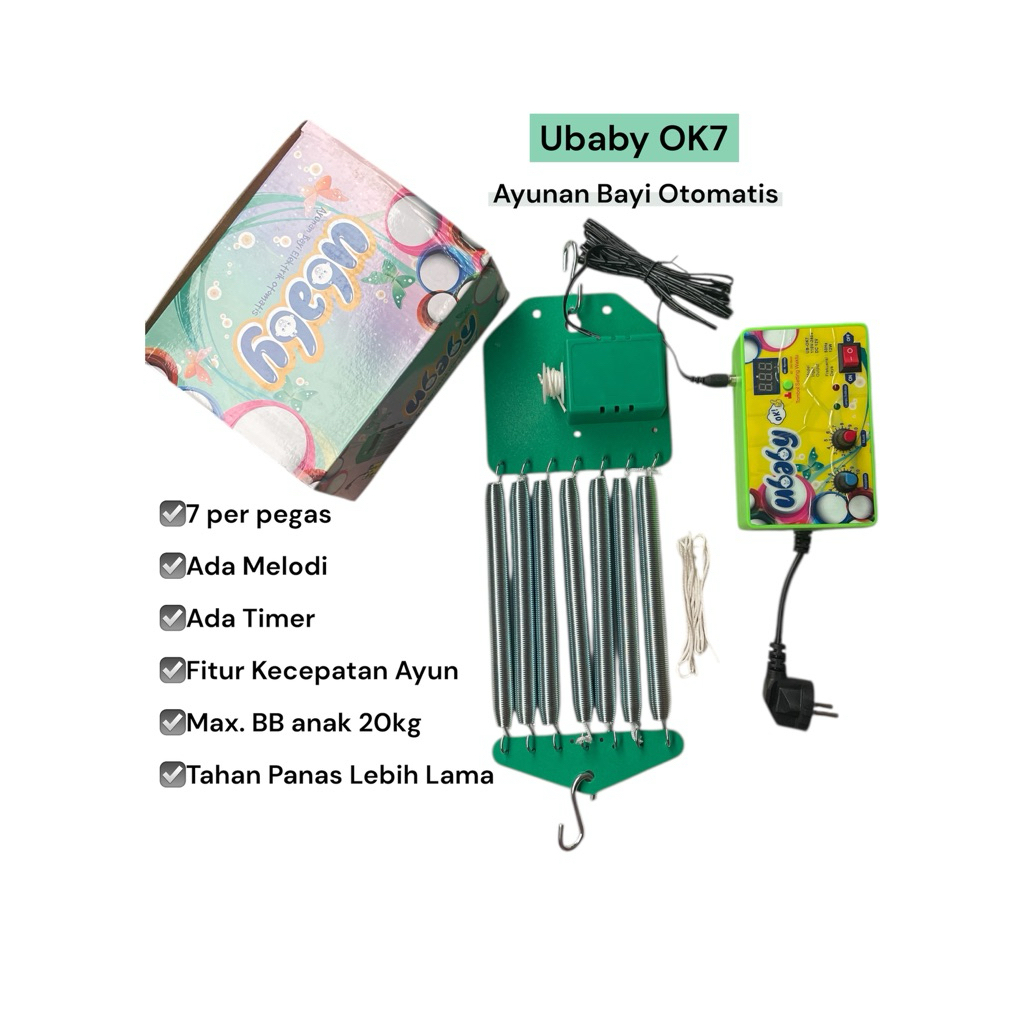 Promo Makassar - Ayunan Listrik Bayi otomatis Tahan Panas - Ayunan bayi Ubaby