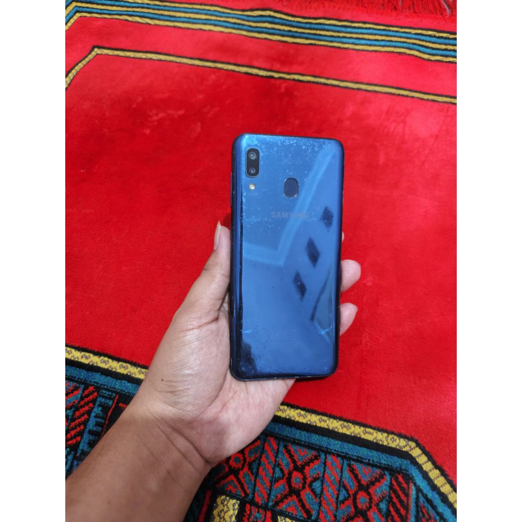 samsung a20 ram 3gb 32gb lcd ori 4G sim garansi resmi nett