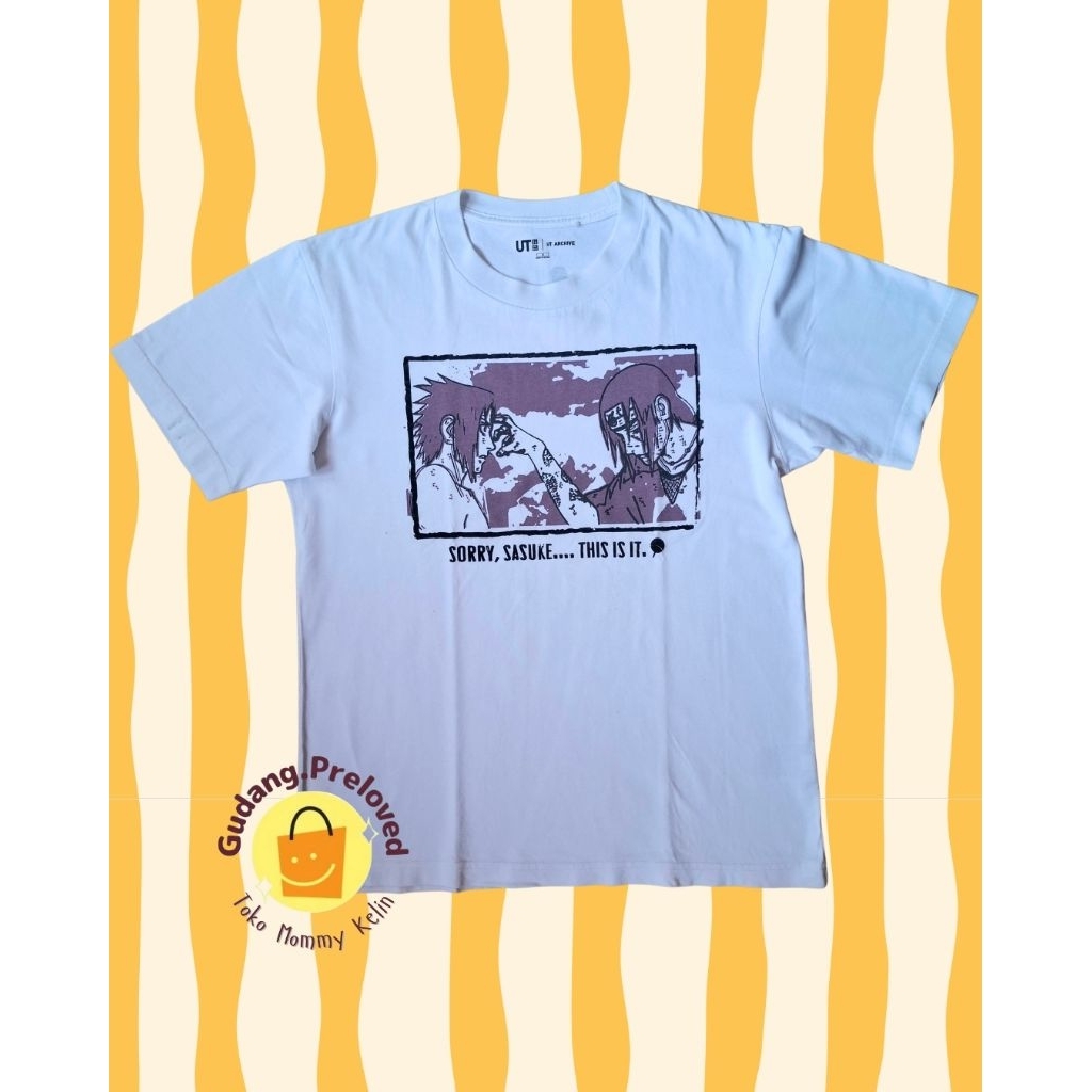 Kaos UT Archive Uniqlo x Naruto S - Preloved Ori Store