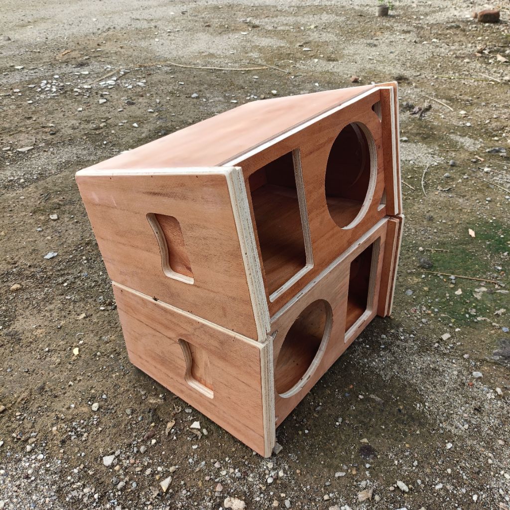 Box Speaker Line Array 6 Inch Single Tweeter Bahan 12mm