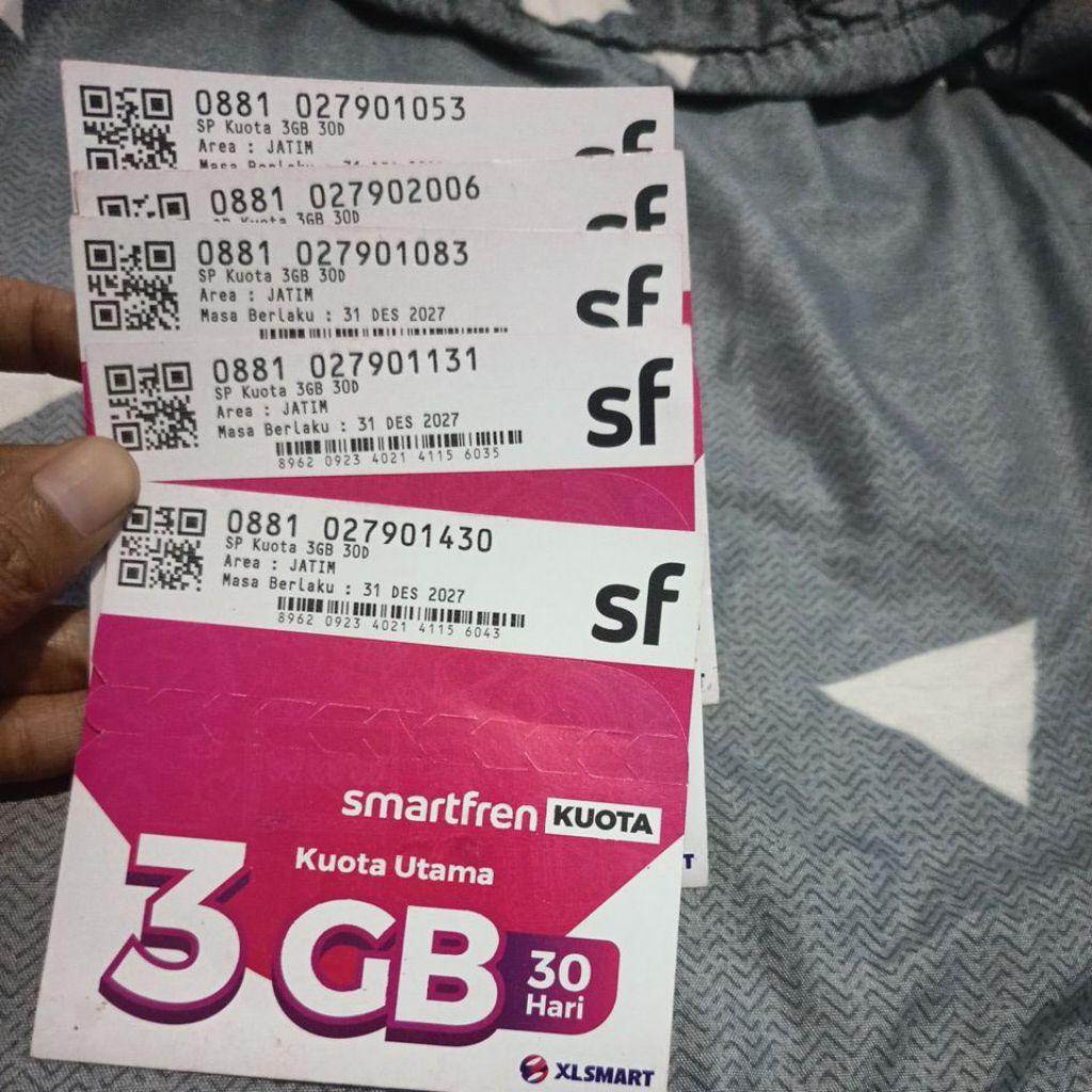 smartfren paket data 3gb 30hari (reseller harga nego DM aja)