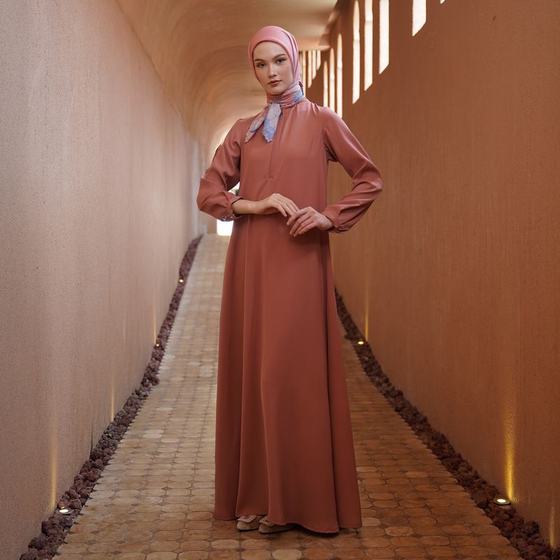 ZB - New Plain Hara Dress - Gamis Harian Muslimah Trendy