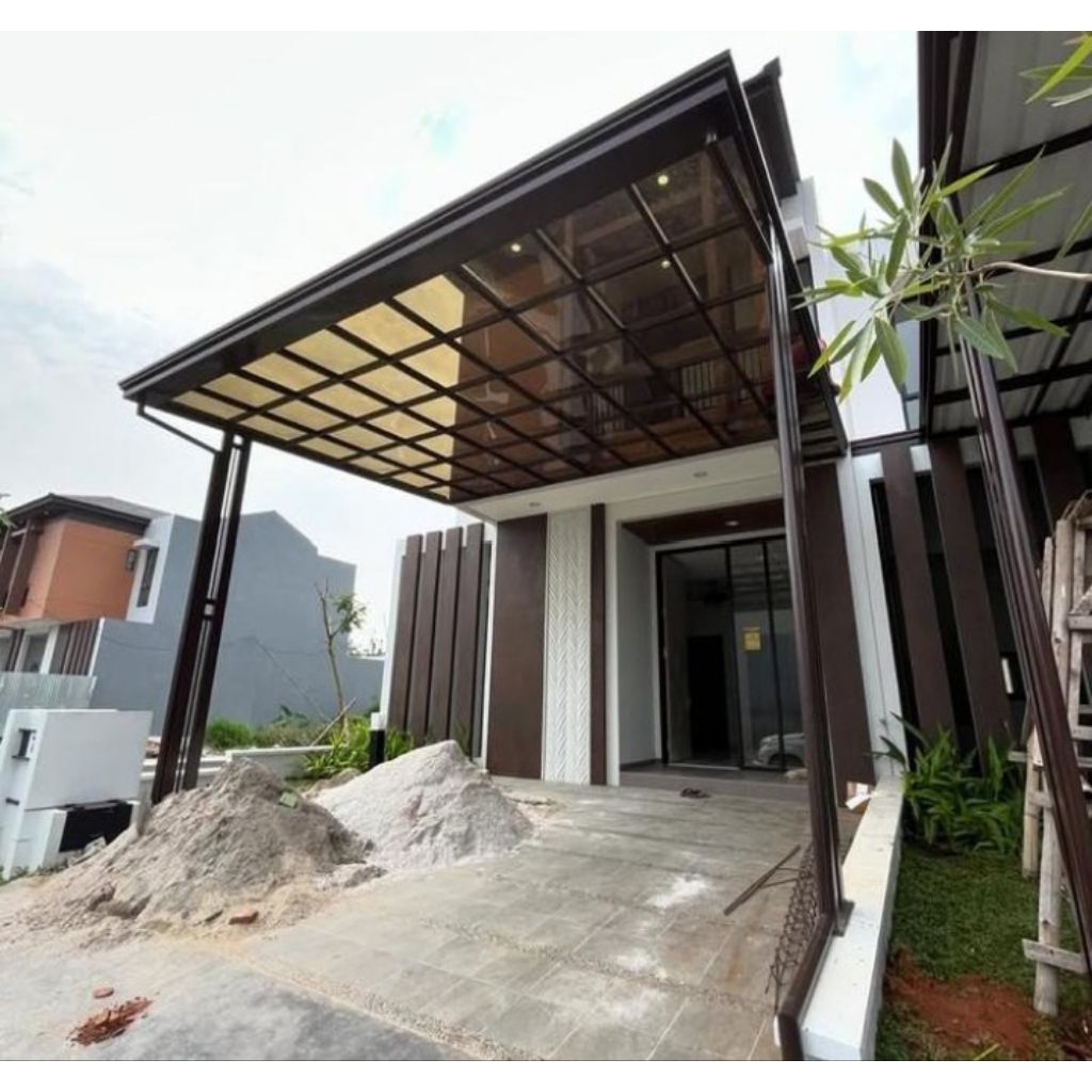 kanopi besi hollow SOLARTUFF flat 1.2mm