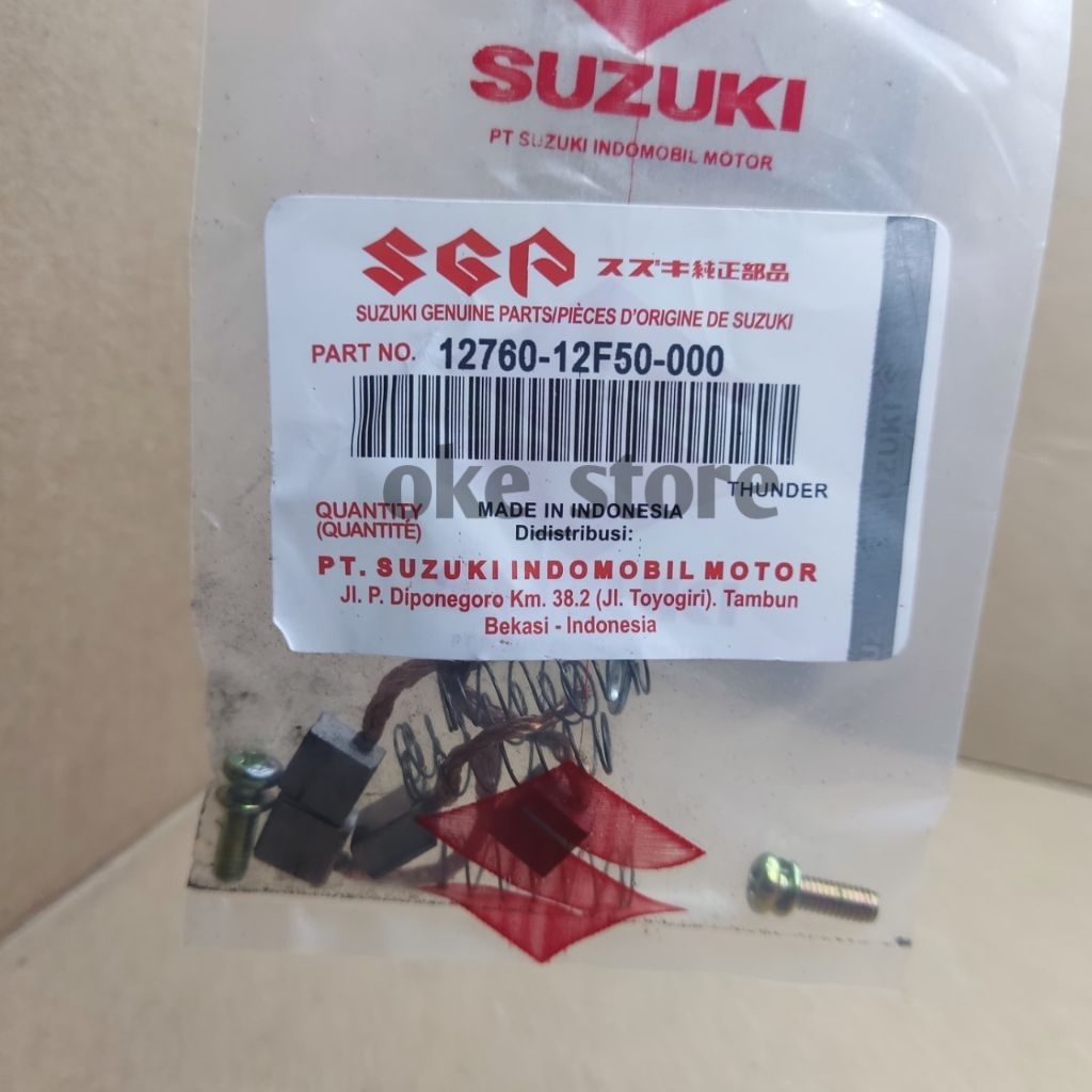 Arang stater areng stater suzuki thunder 125