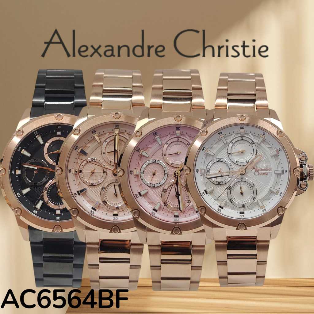 Jam Wanita Alexandre Christie AC6564 AC 6564 Stainless Garansi Resmi Alexander Christie