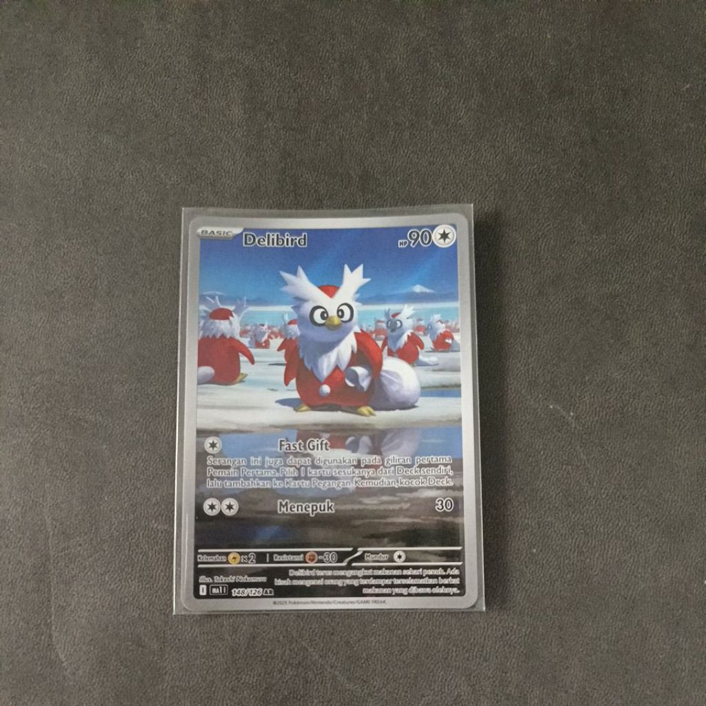 Kartu Pokemon Indonesia - Delibird AR