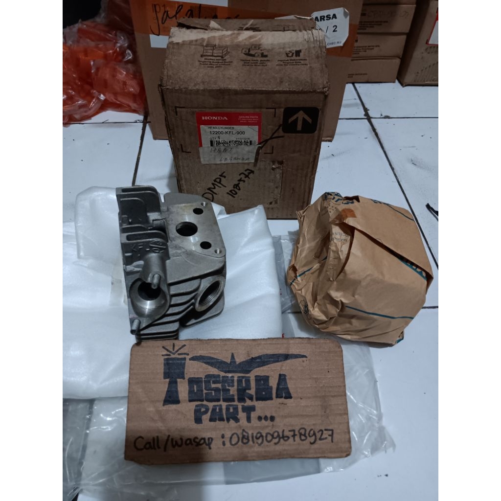 CYLINDER HEAD HONDA LEGENDA ORIGINAL BARU AHM