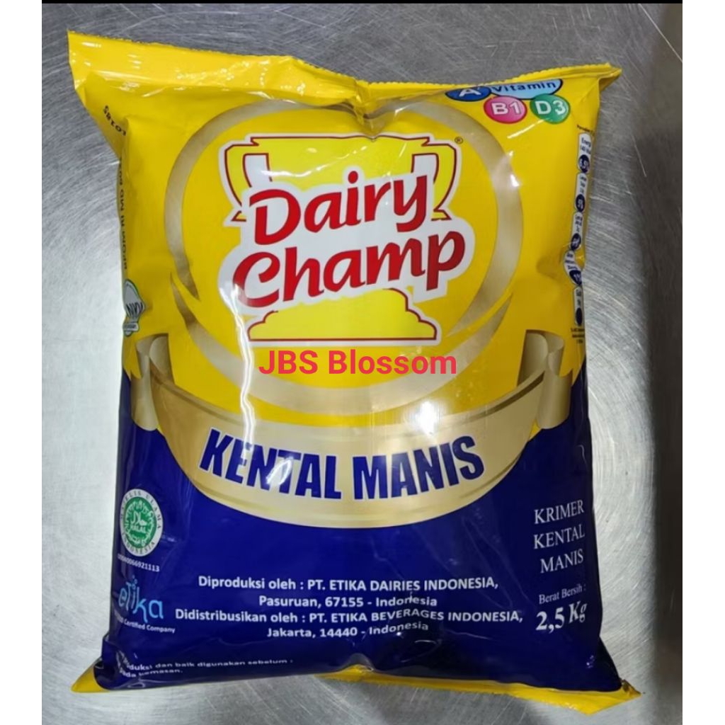 SUSU DAIRY CHAMP 2,5KG BANTAL/POUCH SUSU KENTAL MANIS