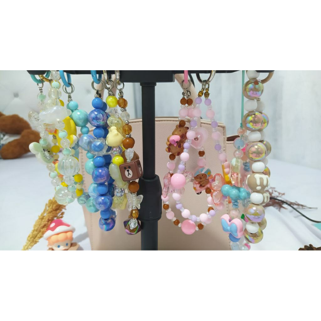 PROMO Strap hp dan bag charm lucu - Pembelian 100 ribu free gift