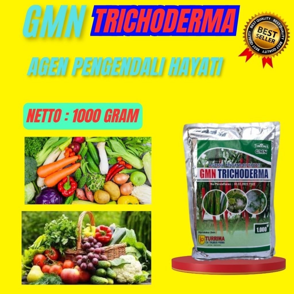 PROMO  GMN GMN Trichoderma Asam Humat  GMN GMN Trichoderma Anfush Untuk Cabe Isi 1kg