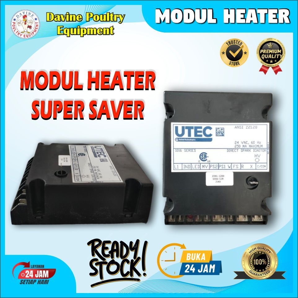 Modul Heater Super Saver | Modul Super Saver Heater | Model 1016-528 | Peralatan Kandang Ayam